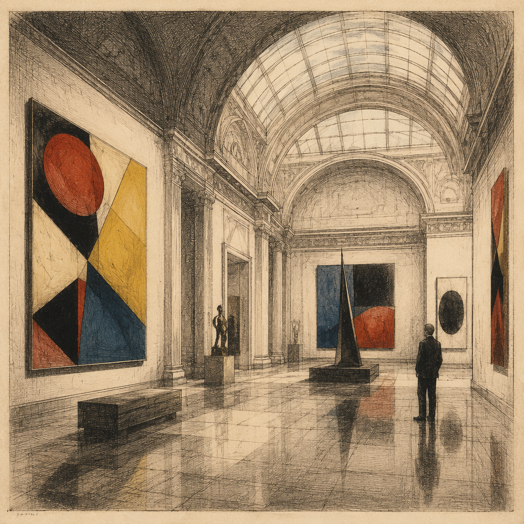 Modernia taidetta museossa